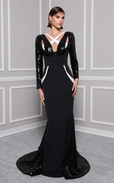 MNM Couture F02834 Black