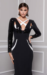 MNM Couture F02834 Black