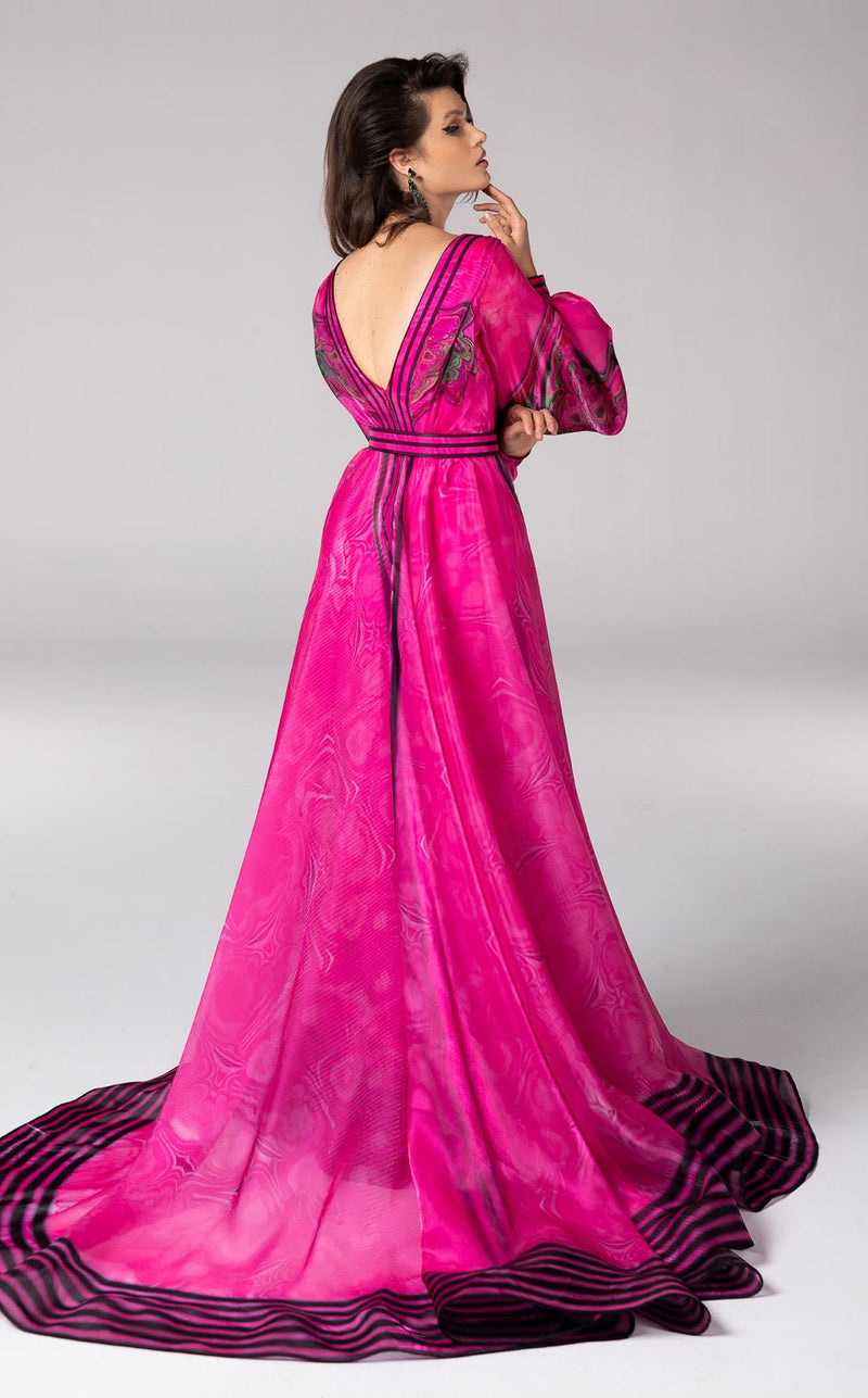 MNM Couture F02839 Fuchsia