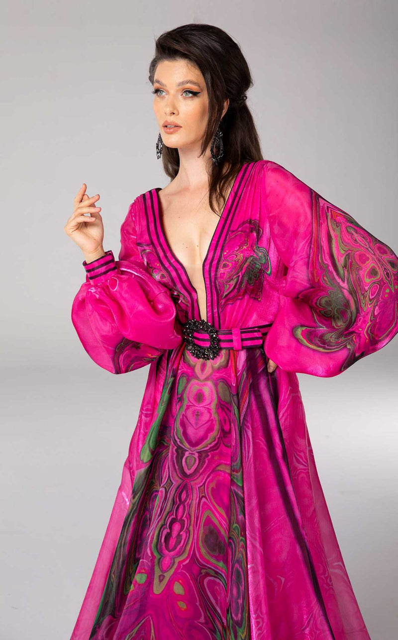 MNM Couture F02839 Fuchsia