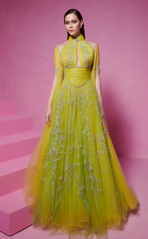 MNM Couture F02844 Olive