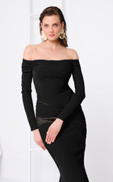 MNM Couture F02848 Black