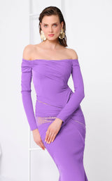 MNM Couture F02848 Lilac