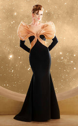 MNM Couture F02849 Black-Beige