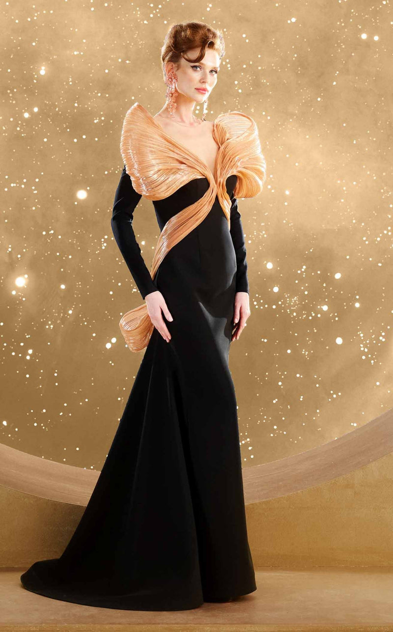 MNM Couture F02849 Black-Beige