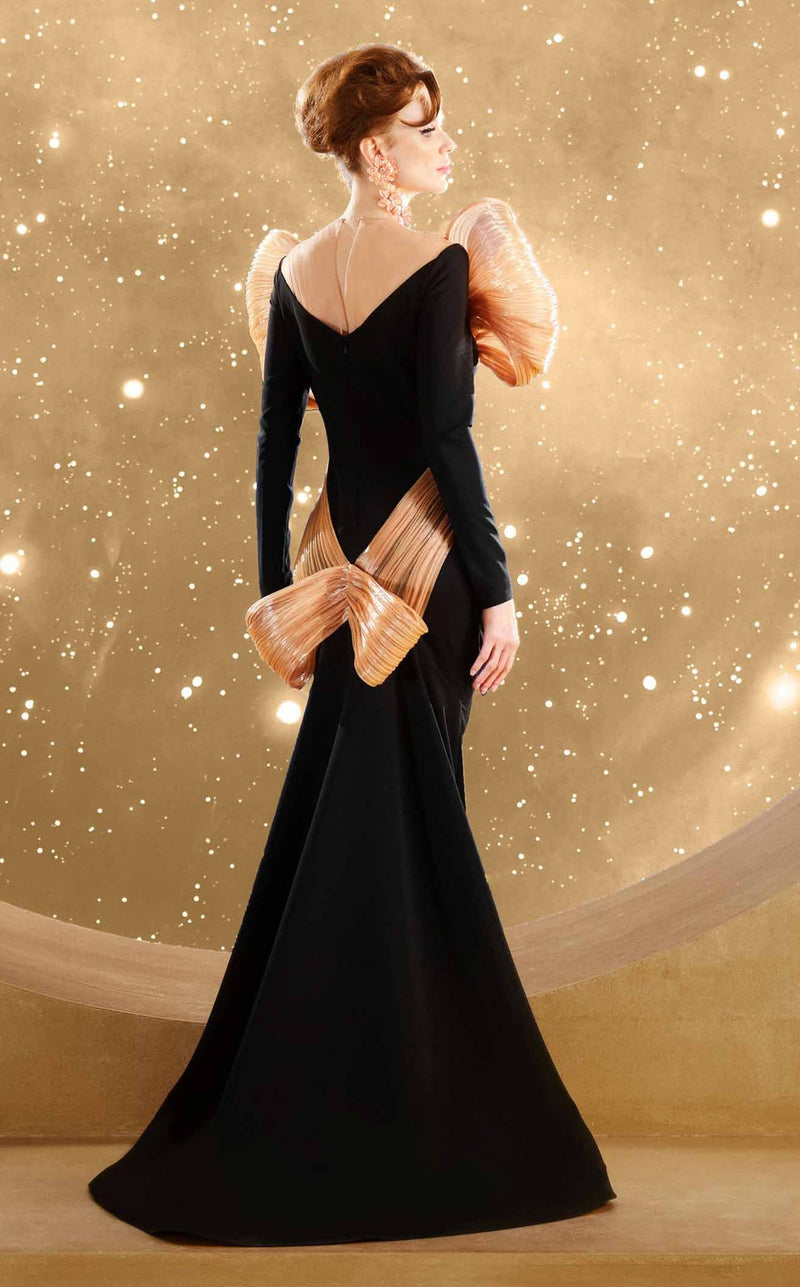 MNM Couture F02849 Black-Beige