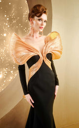 MNM Couture F02849 Black-Beige