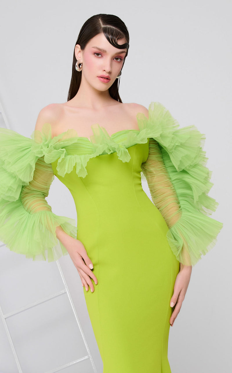 MNM Couture F02850 Olive