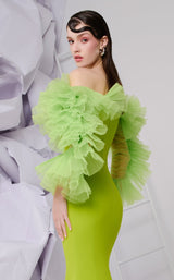 MNM Couture F02850 Olive