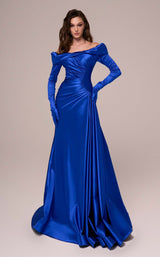 MNM Couture F02851 Royal Blue