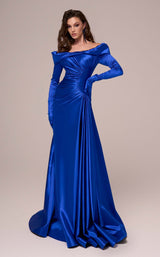 MNM Couture F02851 Royal Blue