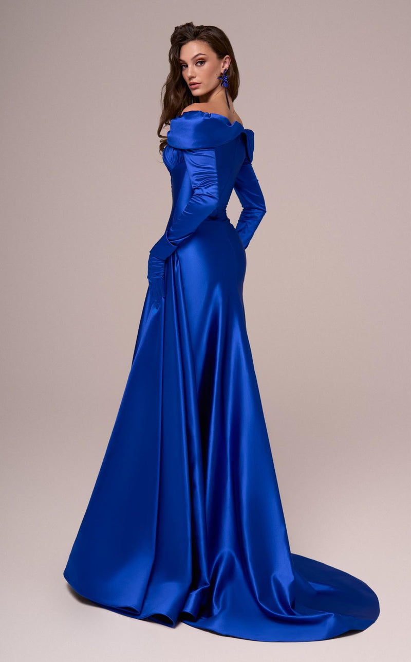 MNM Couture F02851 Royal Blue