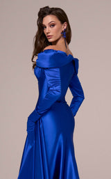 MNM Couture F02851 Royal Blue