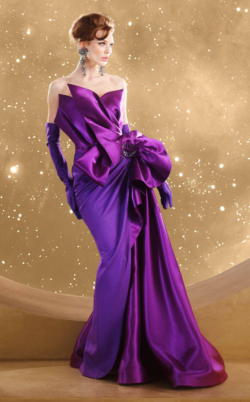 MNM Couture F02854 Purple