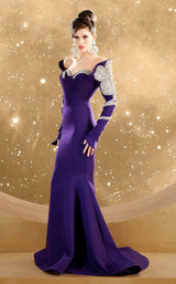 MNM Couture F02858 Purple