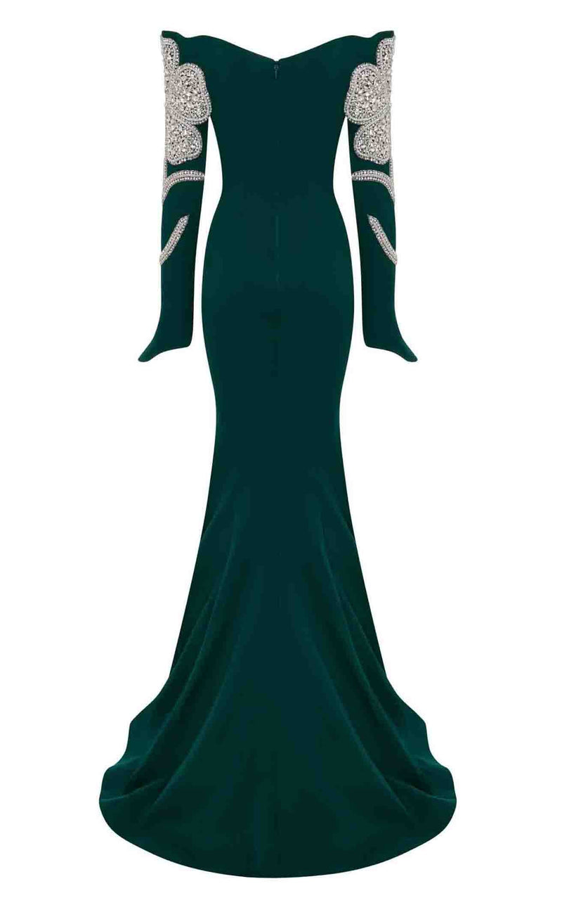 MNM Couture F02858 Green