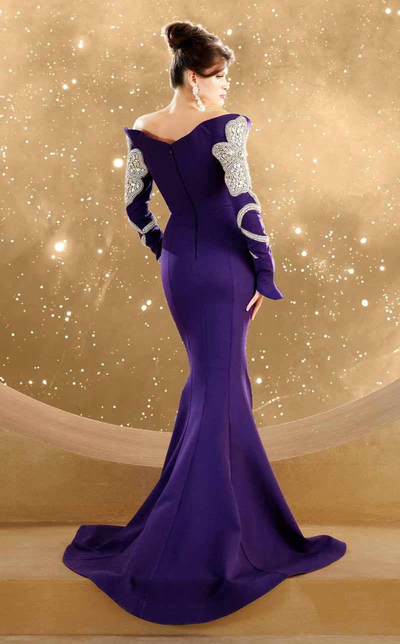 MNM Couture F02858 Purple