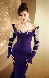 MNM Couture F02858 Purple