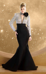 MNM Couture F02859 Black/Silver