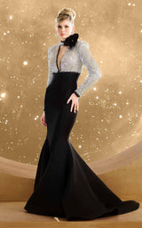 MNM Couture F02859 Black/Silver