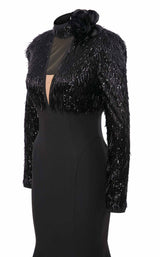 MNM Couture F02859 Black