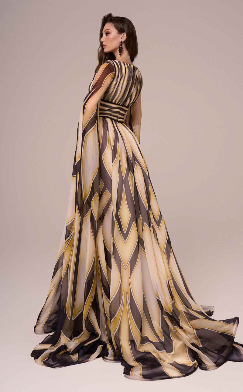 MNM Couture F02862 Black/Yellow