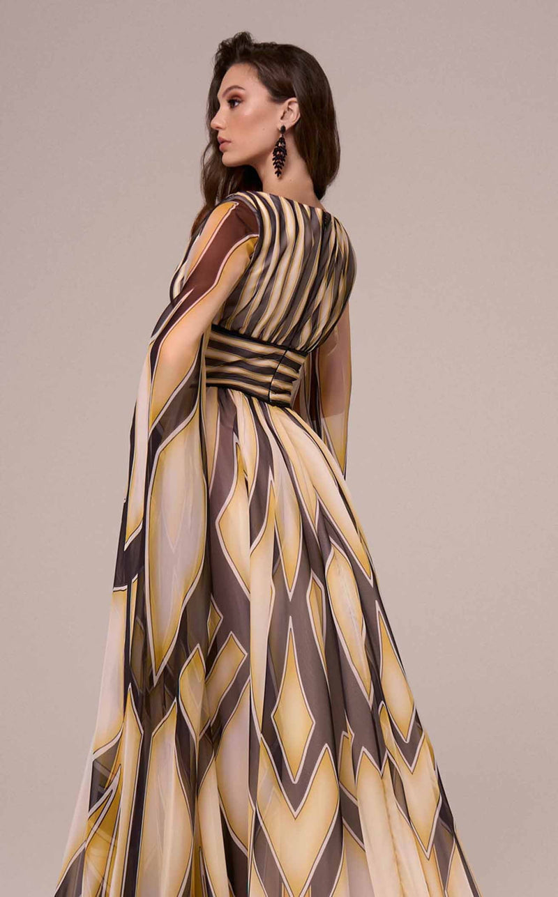 MNM Couture F02862 Black/Yellow