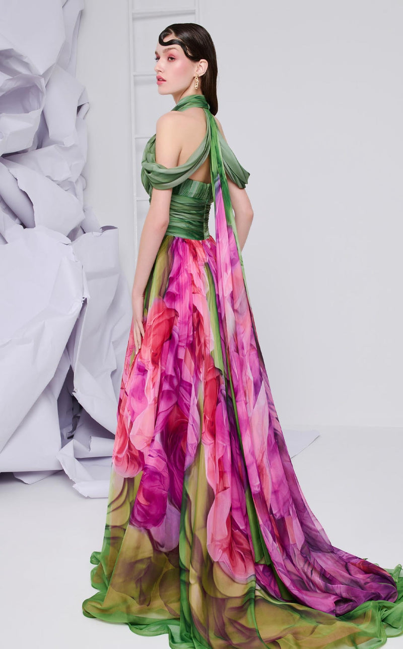 MNM Couture F02864 Green