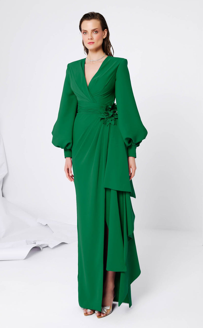 MNM Couture F02866 Emerald