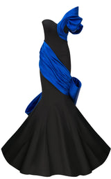 MNM Couture F02883 Black/Royal
