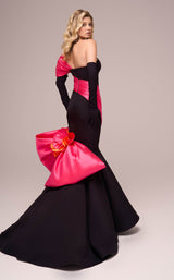 MNM Couture F02883 Black/Fuchsia
