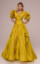 MNM Couture F02885 Mustard