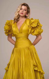 MNM Couture F02885 Mustard