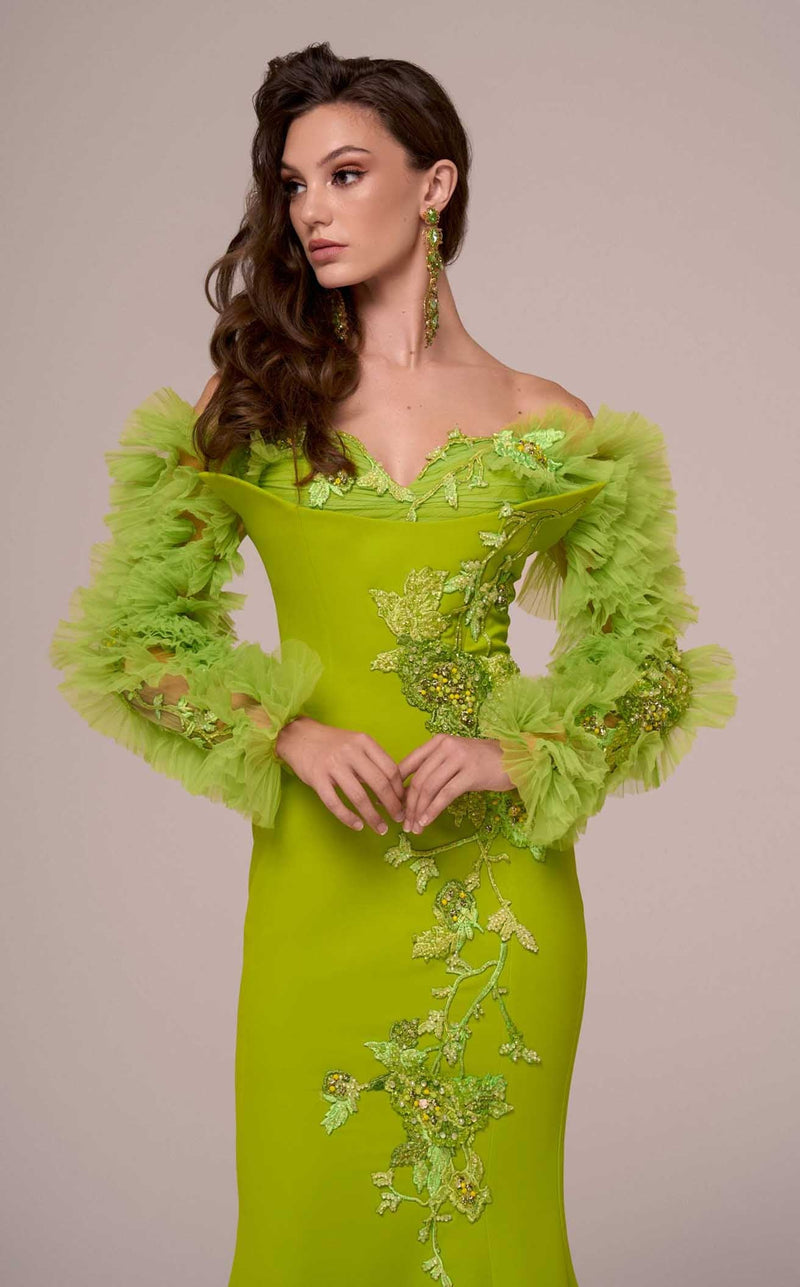 MNM Couture F02891 Lime