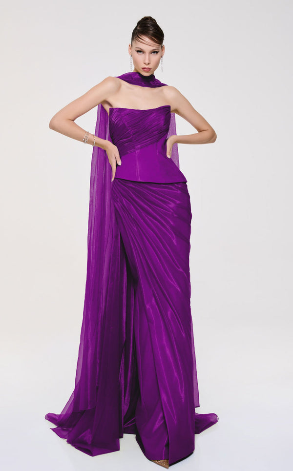 MNM Couture F02894 Magenta