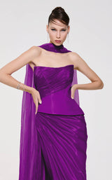 MNM Couture F02894 Magenta