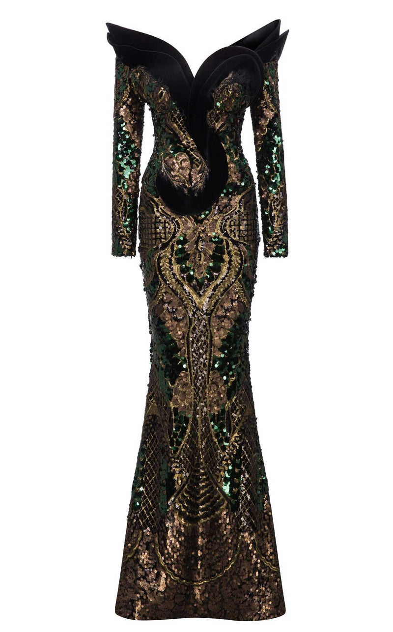 MNM Couture F02896 Black
