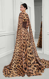 MNM Couture F02921 Tiger Print