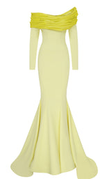 MNM Couture F02928 Yellow