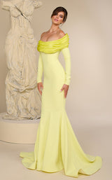 MNM Couture F02928 Yellow