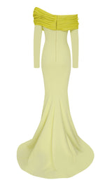 MNM Couture F02928 Yellow