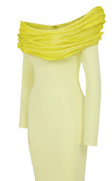 MNM Couture F02928 Yellow