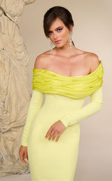 MNM Couture F02928 Yellow