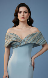 MNM Couture F02935 Blue