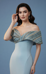 MNM Couture F02935 Blue