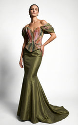 MNM Couture F02981A Green