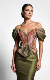 MNM Couture F02981A Green