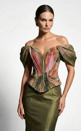 MNM Couture F02981A Green