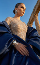 MNM Couture F03004 Navy-Blue