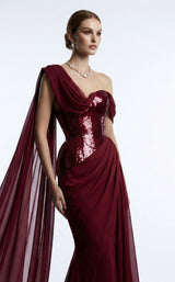 MNM Couture F03017 Cherry